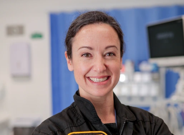 Alicia, a Health NZ critical care nurse.